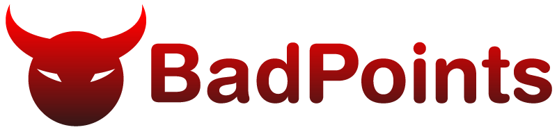 badpoints.com Welcome to badpoints.com